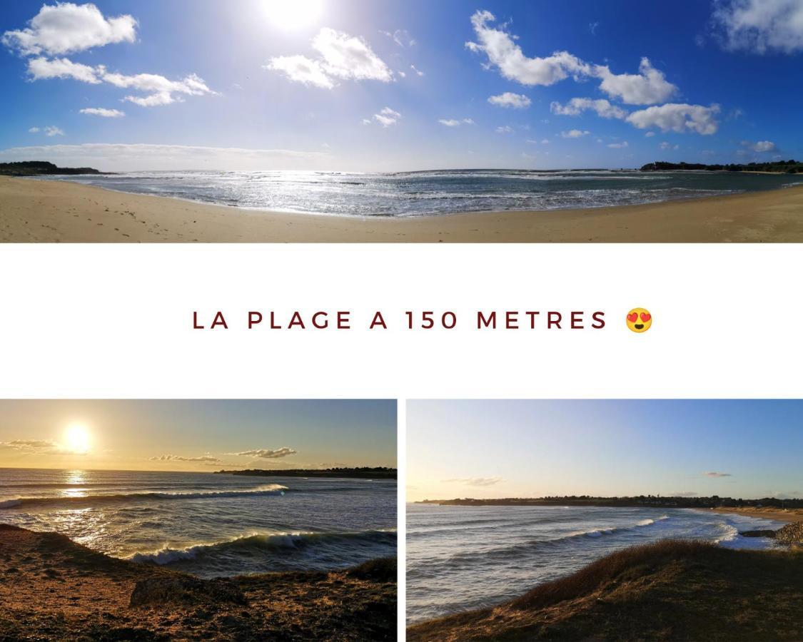 Maisonnette T2 Bord De Mer Guidel Plage Eksteriør billede